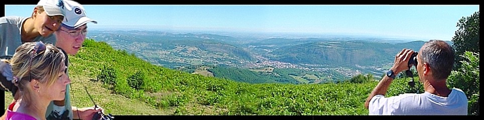 vue panoramique au dessus de Foix